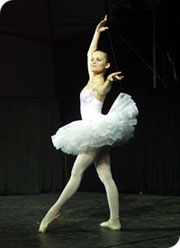 Francesca Setta, prima ballerina della scuola di danza